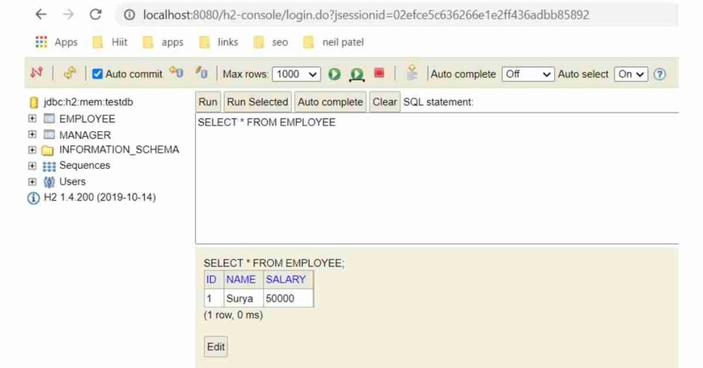 employee-h2-database
