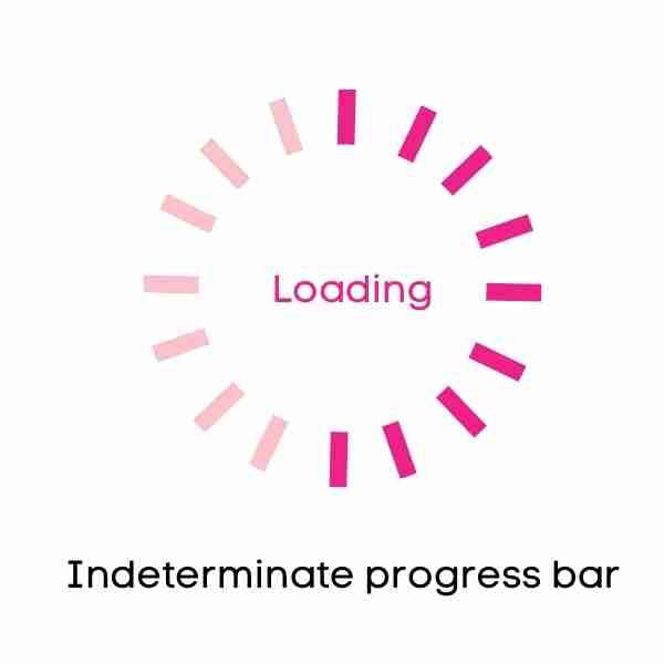 Indeterminate progress bar