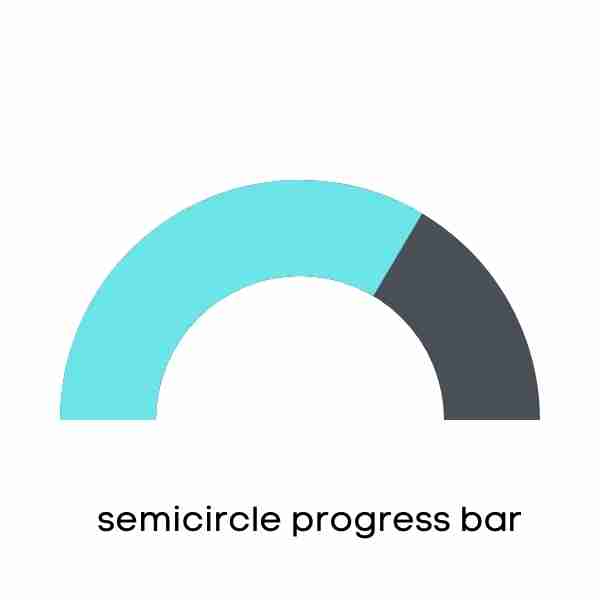 semicircle progress bar